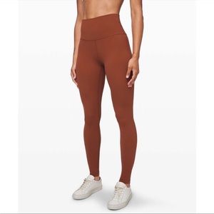 lululemon Align High-Rise Pant 28" Rustic Clay Size 4